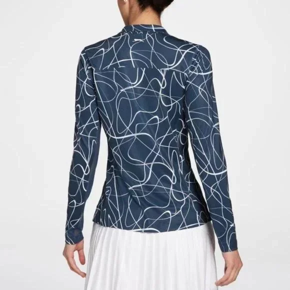 Slazenger Women's UV 1/4 Zip Long Sleeve Golf Shirt - Picture 3 of 7